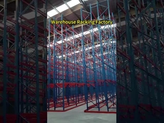 Sistema automático de estanterías para paletas AS-RS con doble columna